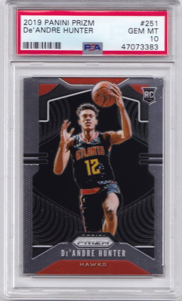 De'Andre Hunter 2019 Prizm PSA 10 