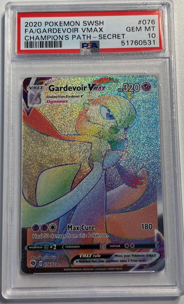 2020 Pokémon Champions Path Secret Gardevoir Vmax Psa10
