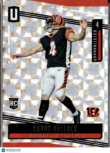 Randy Bullock 2019 Panini Unparalleled Hyper /25 Cincinnati Bengals