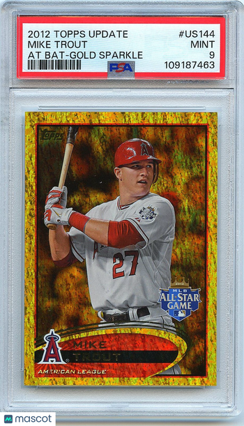 2012 Topps Mike Trout #144 Sparkle PSA 9