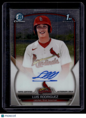 2023 Bowman Chrome Luis Rodriguez #CPA-LR Prospect Autographs AU