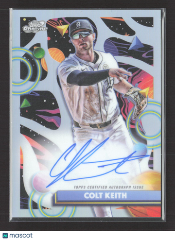 2025 Topps Cosmic Chrome Baseball Colt Keith Detroit Tigers Auto #CCA-CK Baseball Card