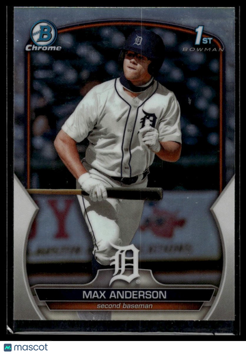 2023 Bowman Draft Max Anderson #BDC-144 Chrome Refractor