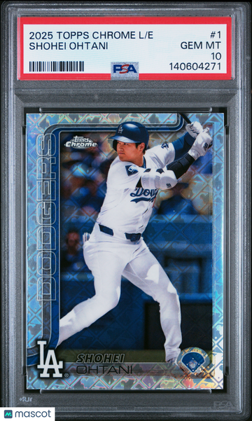 2025 Topps Chrome Logofractor Edition Shohei Ohtani #1 PSA 10