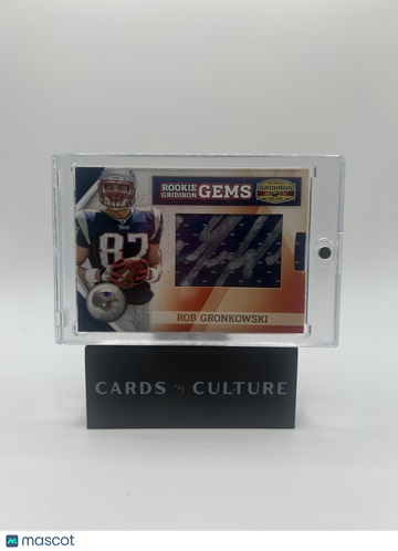 2010 Panini Gridiron Gear Rookie Gems Rob Gronkowski Patch