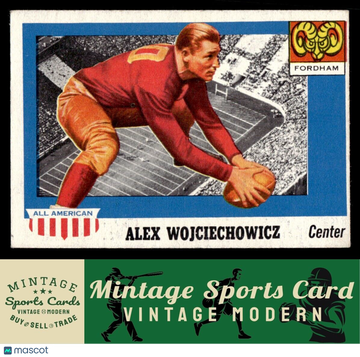 1955 Topps All-American Alex Wojciechowicz #82