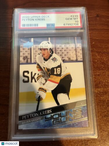 2020 Upper Deck Peyton Krebs Rookie PSA 10