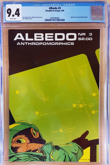 Albedo #3 CGC 9.4 2nd Appearance of Usagi Yojimbo!