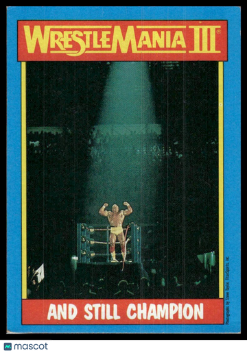 1987 Topps WWF And Still Champion #56