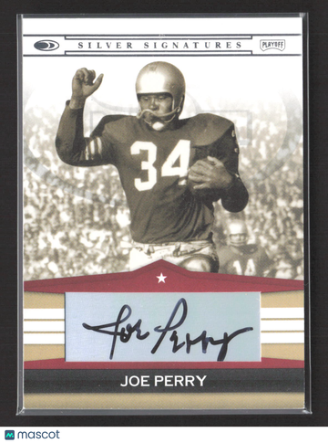 2008 Donruss Playoff Silver Signatures Joe Perry #SS-JP