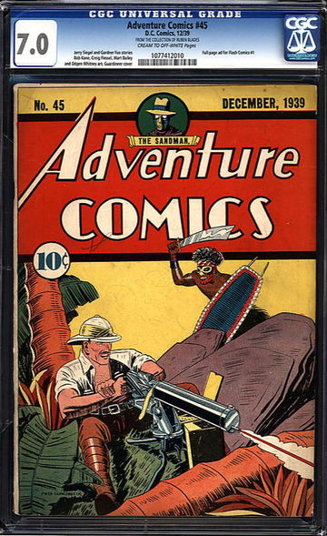ADVENTURE COMICS #45, CGC 7.0 FVF