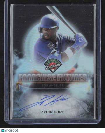 2025 Panini Prospect Edition Franchise Futures Auto Zyhir Hope #FFS-ZH Silver RC