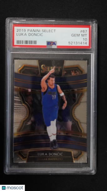 2019 Panini Select Luka Doncic #67 PSA 10