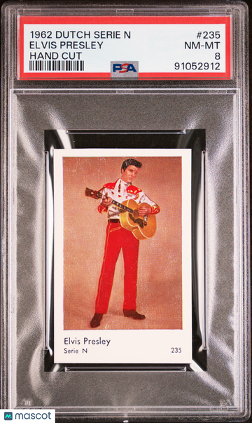 1962 Dutch Serie N Elvis Presley #235 PSA 8