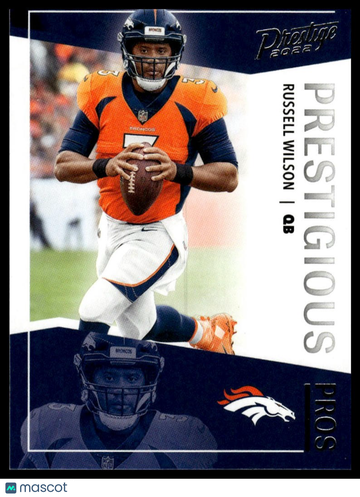 2022 Panini Prestige Russell Wilson #PP-3 Prestigious Pros