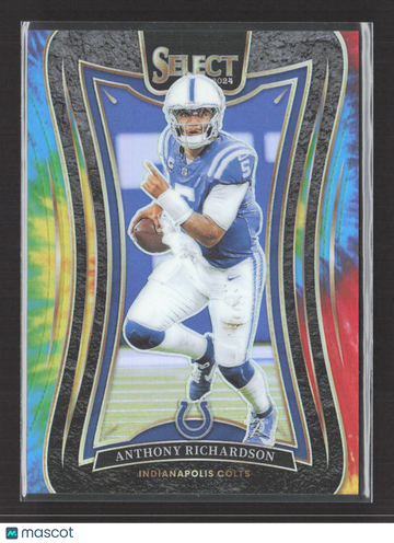 2025 Panini Select Prizm Suite Level Anthony Richardson #306 Tie-Dye /25