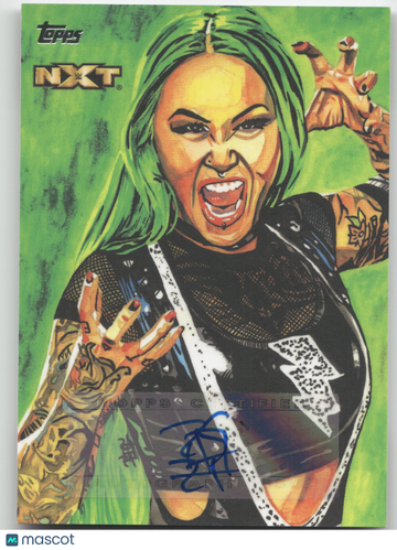 2021 Topps NXT Illustrations Autograph Shotzi Blackheart #RS-8 /10