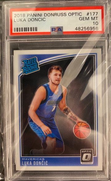Luka Doncic Donruss Optic Psa 10