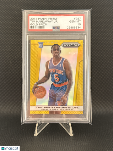 2013 Panini Prizm Tim Hardaway JR. Gold of 10 PSA 10