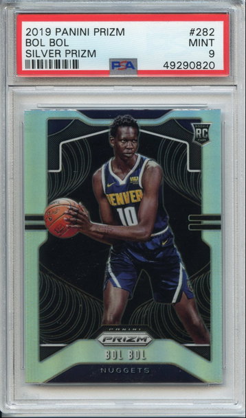 Bol Bol Prizm Silver PSA 9