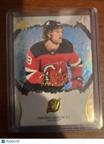 2021-22 Upper Deck Exquisite Dawson Mercer #R-37 Rookie