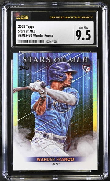 2022 Topps Series 1 Wander Franco Stars of MLB SMLB-20 CSG 9.5 Mint+