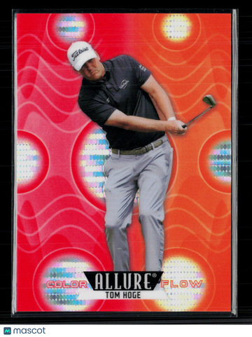 2026 Upper Deck Allure Color Flow Tom Hoge #CF-25 Spectrum Red-Orange