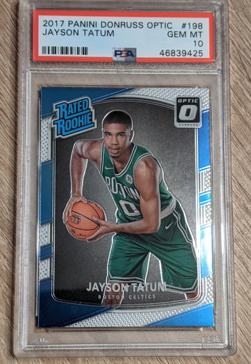 Jayson Tatum 2017 Optic #198 PSA 10