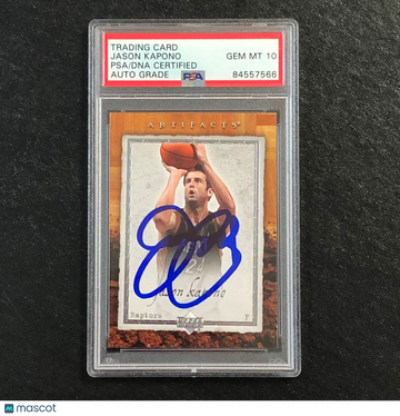 2007-08 Upper Deck Jason Kapono #48 Artifacts PSA 10