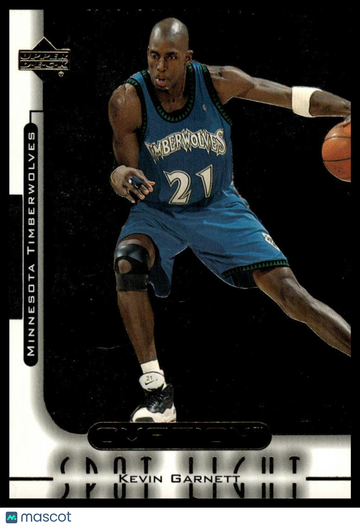 1999-00 Upper Deck Ovation Kevin Garnett #OS1 Spotlight