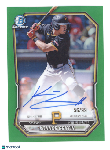 2026 Bowman Chrome Prospect Autographs Konnor Griffin #CPA-KG Green Refractor /99