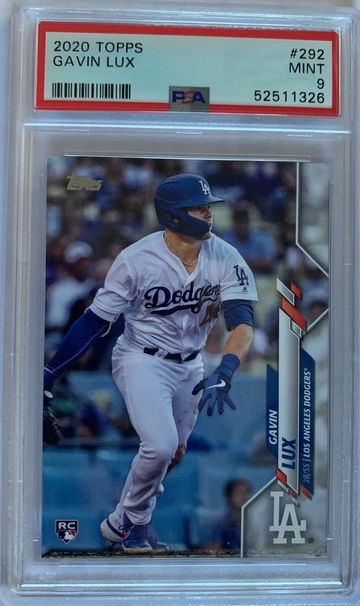 2020 Topps Gavin Lux PSA 9 