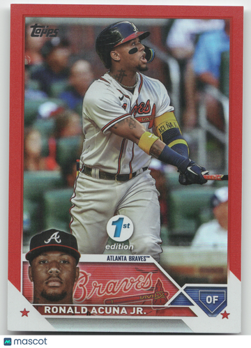 2023 Topps Series 1 Ronald Acuña Jr. #150 Red /50