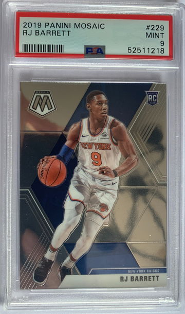 2019 Panini Mosaic RJ Barrett PSA 9