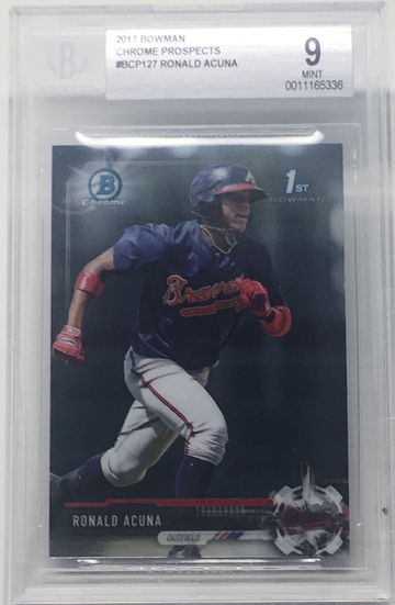 Ronald Acuna 2017 Bowman Chrome 