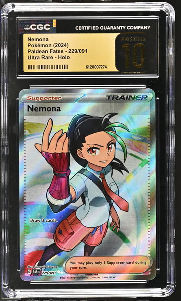 2024 Pokemon #229/091 Paldean Fates CGC 10