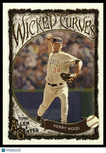 2025 Topps Allen & Ginter - Wicked Curves Kerry Wood #WC-8