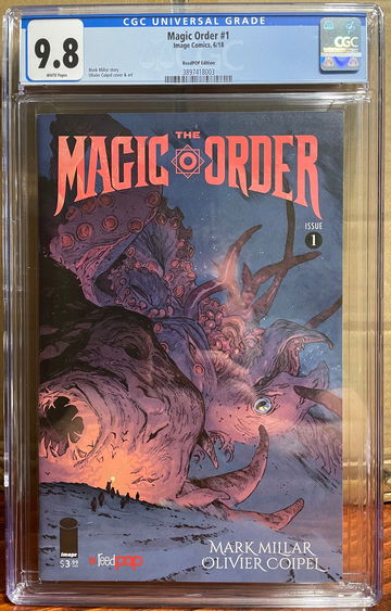 The Magic Order #1 CGC 9.8 Reed Pop Edition Mark Millar