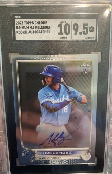 MJ Melendez RC Auto 2022 Topps Chrome