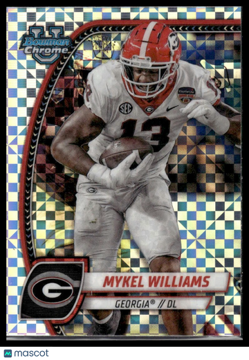 2024 Bowman University Chrome Mykel Williams #134 X-Fractor