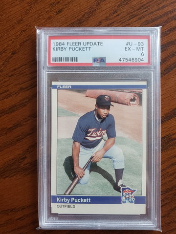 1984 Fleer Update Puckett 