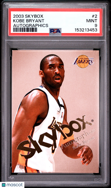 2003 Skybox Autographics Kobe Bryant #2 PSA 9