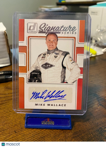 2018 Donruss Mike Wallace #SSMW Signatures Donruss