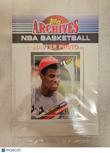 1992-93 Topps Archives David Robinson Master Photo 5x7 Jumbo Card NEW SEALED