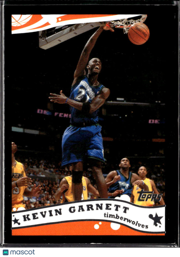 Kevin Garnett 2005 Topps Black Border /500 Minnesota Timberwolves