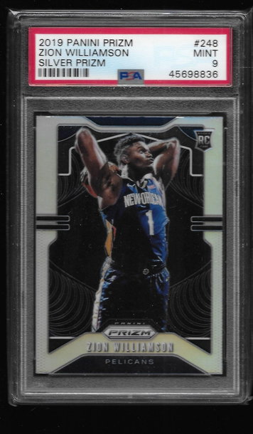 2019 Panini Prizm Zion Williamson Silver