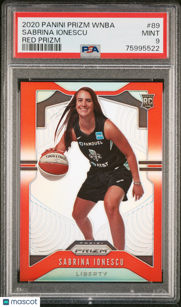 2020 Panini Prizm WNBA Sabrina Ionescu #89 Red PSA 9