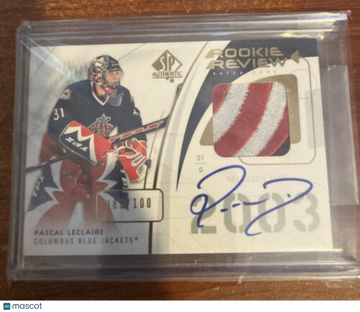 2009-10 SP Authentic Pascal Leclaire #RR-PL Print Short None Ungraded
