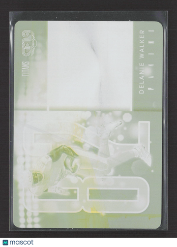 2017 Panini Gala Football Delanie Walker #87 Yellow Printing Plate /1 Printing Plate