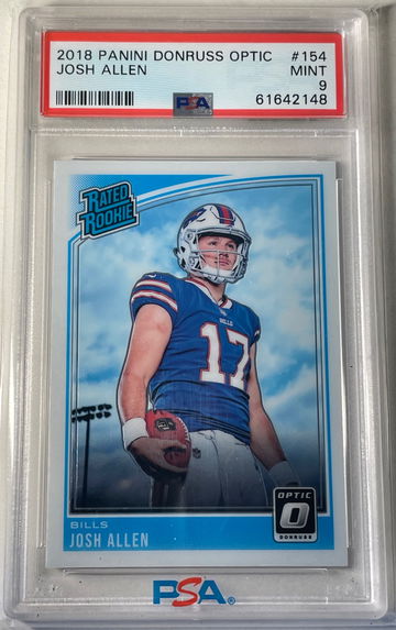 2018 Donruss Optic Josh Allen Rookie RC PSA 9 RC